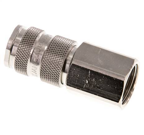 Acero endurecido DN 7.8 Acoplamiento de aire Enchufe G 1/2 pulgada Hembra
