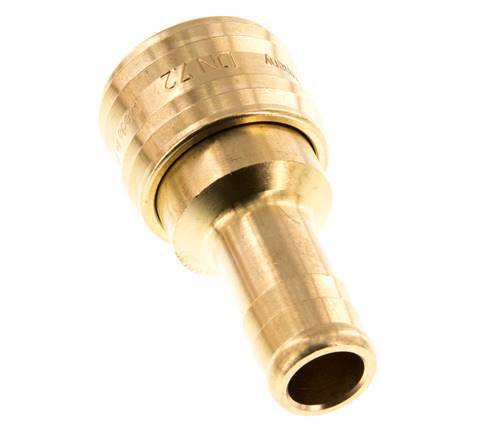 Latón DN 7.2 (Euro) Enchufe de anclaje de aire Pilar de manguera de 13 mm
