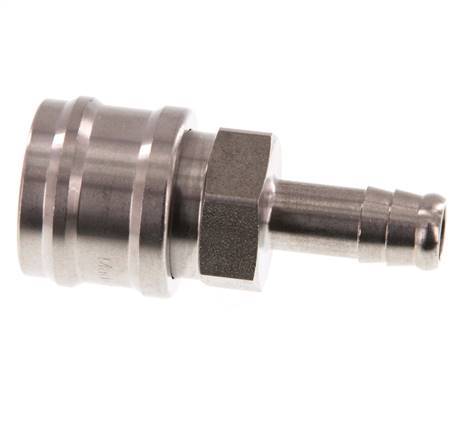 Acero inoxidable DN 7.2 (Euro) Enchufe de anclaje de aire 10 mm Pilar de manguera
