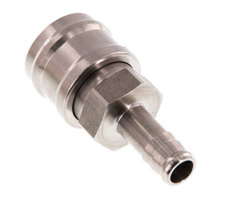 Acero inoxidable DN 7.2 (Euro) Enchufe de anclaje de aire 10 mm Pilar de manguera