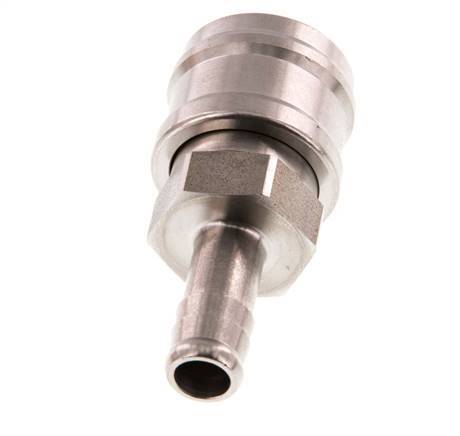 Acero inoxidable DN 7.2 (Euro) Enchufe de anclaje de aire 10 mm Pilar de manguera