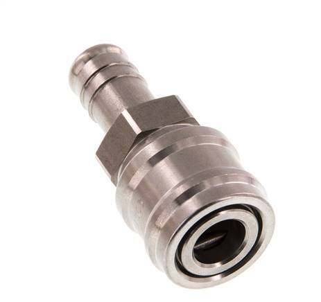 Acero inoxidable DN 7.2 (Euro) Enchufe de anclaje de aire 13 mm Pilar de manguera