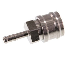 Acero inoxidable DN 7,2 (Euro) Enchufe de acoplamiento de aire Pilar de manguera de 6 mm Cierre doble