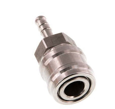 Acero inoxidable DN 7,2 (Euro) Enchufe de acoplamiento de aire Pilar de manguera de 6 mm Cierre doble