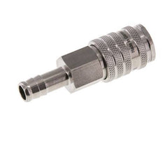 Acero inoxidable DN 7,8 Enchufe de acoplamiento de aire 10 mm Pilar de manguera Doble cierre