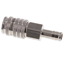Acero inoxidable DN 7,8 Enchufe de acoplamiento de aire 10 mm Pilar de manguera Doble cierre