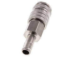 Acero inoxidable DN 7,8 Enchufe de acoplamiento de aire 10 mm Pilar de manguera Doble cierre