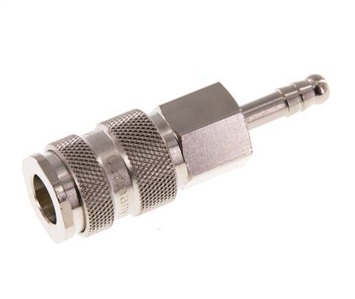Acero endurecido DN 7.8 Enchufe de acoplamiento de aire 6 mm Pilar de manguera