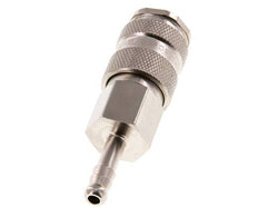 Acero endurecido DN 7.8 Enchufe de acoplamiento de aire 6 mm Pilar de manguera