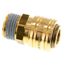 Acoplamiento de aire de latón DN 7.2 (Euro) Enchufe G 1/2 pulgada Macho