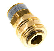 Acoplamiento de aire de latón DN 7.2 (Euro) Enchufe G 1/2 pulgada Macho