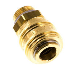 Acoplamiento de aire de latón DN 7.2 (Euro) Enchufe G 3/8 pulgadas Macho