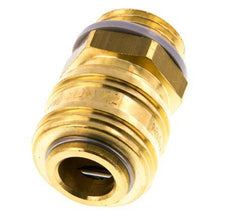 Latón DN 7.2 (Euro) Enchufe de acoplamiento de aire G 1/2 pulgada Macho HEX 24