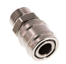 Acero inoxidable DN 7.2 (Euro) Acoplamiento de aire Enchufe G 1/2 pulgada Macho