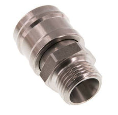 Acero inoxidable DN 7.2 (Euro) Acoplamiento de aire Enchufe G 1/2 pulgada Macho