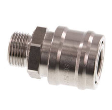 Acero inoxidable DN 7.2 (Euro) Acoplamiento de aire Enchufe G 3/8 pulgadas Macho