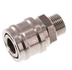 Acero inoxidable DN 7.2 (Euro) Acoplamiento de aire Enchufe G 3/8 pulgadas Macho