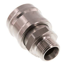 Acero inoxidable DN 7.2 (Euro) Acoplamiento de aire Enchufe G 3/8 pulgadas Macho