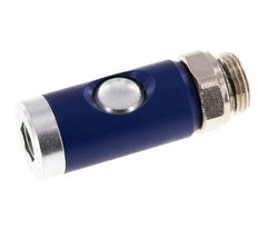 Acero endurecido DN 7.4 Enchufe de seguridad para acoplamiento de aire con pulsador G 1/2 pulgada Macho