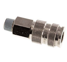 Acero endurecido DN 7.8 Acoplamiento de aire R 1/4 pulgada Macho