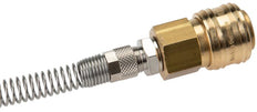 Latón DN 7.2 (Euro) Acoplamiento de aire Tuerca de unión 8x10 mm Bend-Protect