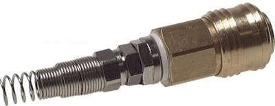 Acero endurecido DN 7.2 (Euro) Enchufe de anclaje al aire 6x8 mm Tuerca de unión Bend-Protect