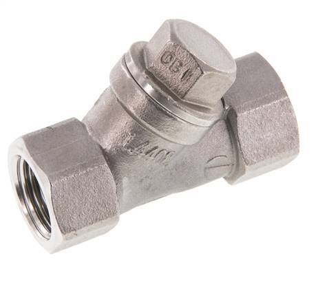 G1/2'' Válvula de retención en Y de acero inoxidable 316 PTFE 0.4/0.8-40bar - CLYS