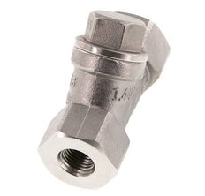 G1/4'' Válvula de retención en Y de acero inoxidable 316 PTFE 0.4/0.8-40bar - CLYS
