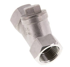 G1'' Válvula de retención en Y de acero inoxidable 316 PTFE 0.4/0.8-40bar - CLYS