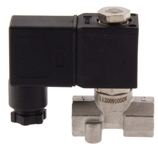 Electroválvula CM-DA 1/4'' Acero inoxidable FKM 0-10bar 24V DC