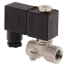 Electroválvula CM-DA 1/4'' Acero inoxidable FKM 0-10bar 12V DC