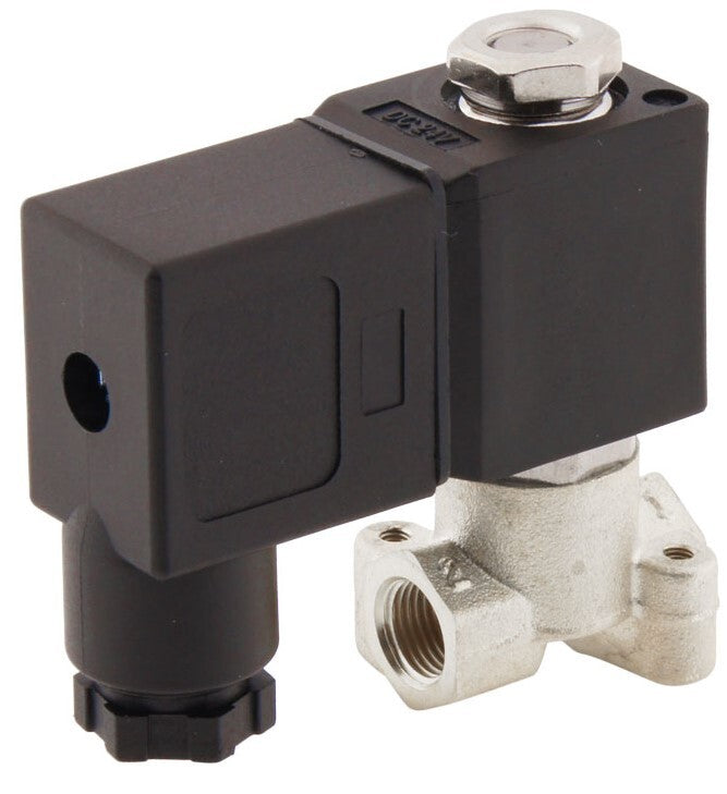 Electroválvula CM-DA 1/8'' Acero inoxidable EPDM 0-10bar 24V DC