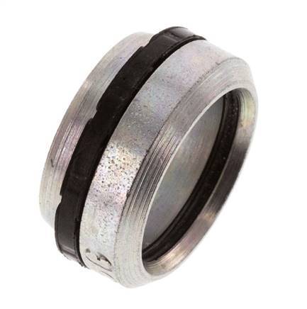 15L Zinc plated Steel Cutting ring with seal [2 Pieces]