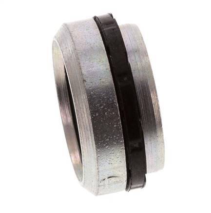 15L Zinc plated Steel Cutting ring with seal [2 Pieces]