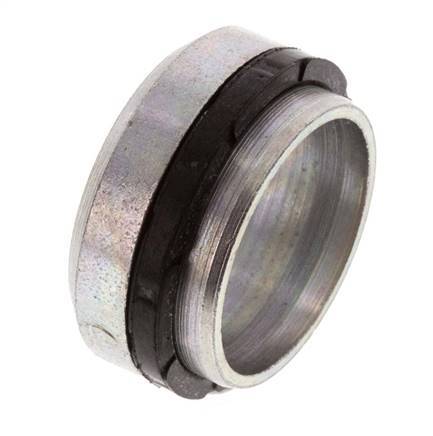 15L Zinc plated Steel Cutting ring with seal [2 Pieces]
