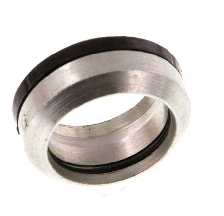 16S Zinc plated Steel Cutting ring with seal [2 Pieces]