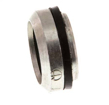 16S Zinc plated Steel Cutting ring with seal [2 Pieces]