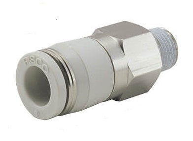 Válvula de retención recta tipo resina de 8 mm R1/8&quot