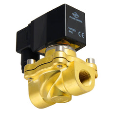 Electroválvula DF-SA 3/8'' latón FKM 0-6bar 24V DC