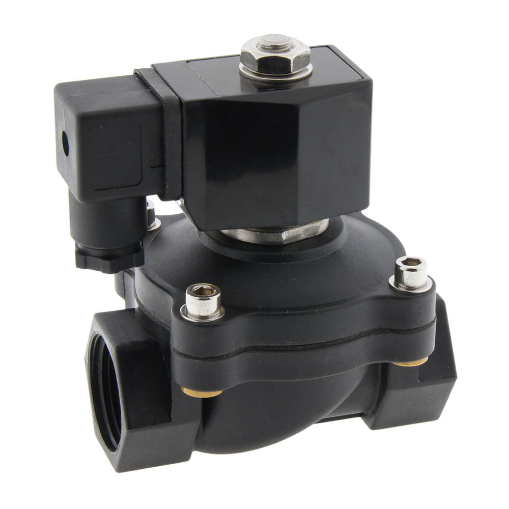 Electroválvula DF-SA 1'' Nylon FKM 0-6bar 12V DC