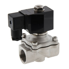 Electroválvula DF-SA 3/4'' acero inoxidable FKM 0-10bar 380V AC