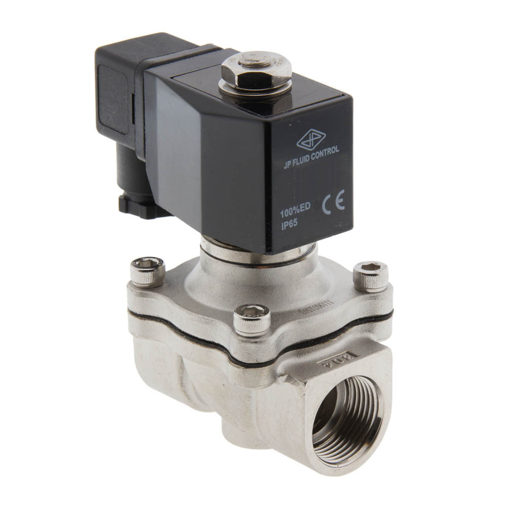 Electroválvula DF-SA 3/4'' acero inoxidable FKM 0-10bar 380V AC