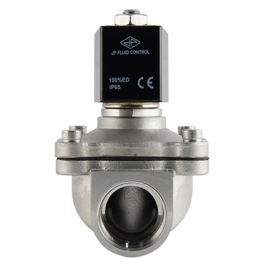 Electroválvula DF-SA 1'' acero inoxidable FKM 0-6bar 12V CC