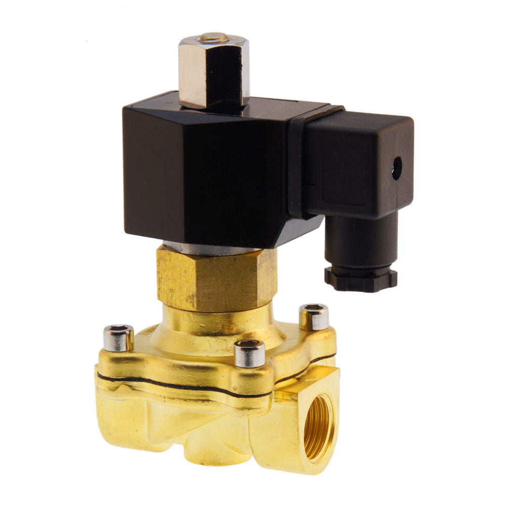 Electroválvula DF-SB 3/8'' NO latón FKM 0-3bar 12V DC