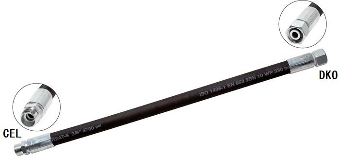 Manguera Hidráulica 2SN Con Racor M14x1,5 DKO/CEL 315 bar (OP) 0,7 m