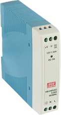Fuente de alimentación Mean Well MDR CC 12V | MDR-10-12
