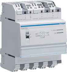Fuente de alimentación universal Hager 24V 1A | TGA200