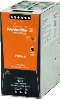 Fuente de Alimentación Weidmüller Pro ECO Universal 24V 10A | 1469490000