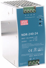 Fuente de alimentación universal Mean Well NDR 24V 10A | NDR-240-24