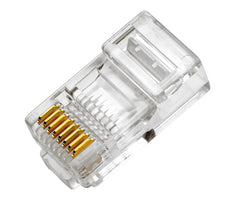 Conector Modular RJ45 No Apantallado Para Cables Flexibles Cat3 - 183008 [50 Piezas]